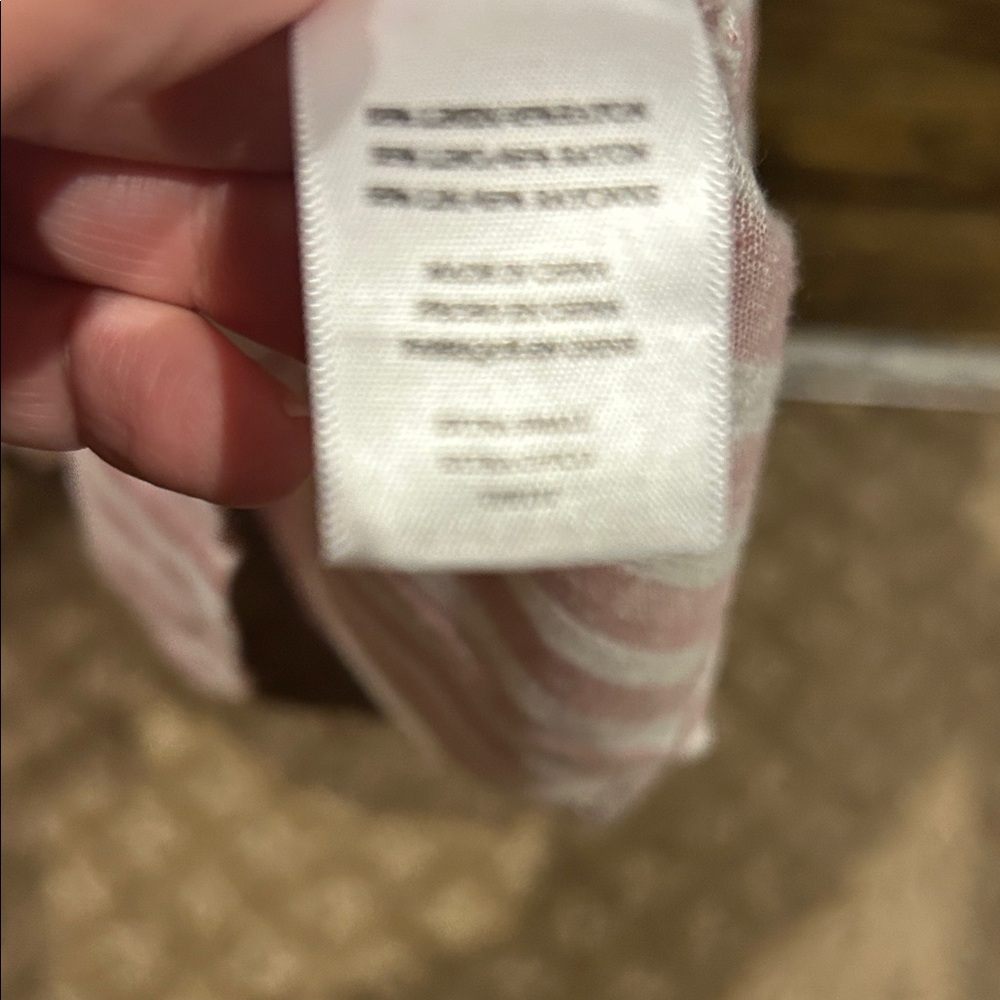 NWT Rails Angelina Pale Pink and White Striped Mini Dress Linen Blend Size XS - Picture 10 of 10
